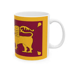 Sri Lanka Flag Mug | Patriotic Coffee Cup | Gift for Expats, Sri Lanka Heritage & Travelers