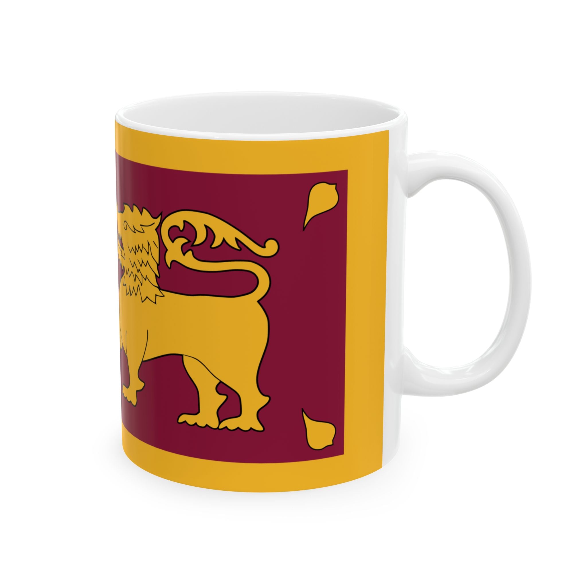 Sri Lanka Flag Mug | Patriotic Coffee Cup | Gift for Expats, Sri Lanka Heritage & Travelers