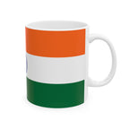 India Flag Mug | Patriotic Coffee Cup | Gift for Expats, India Heritage & Travelers