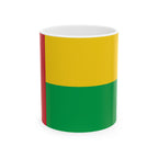 Guinea-Bissau Flag Mug | Patriotic Coffee Cup | Gift for Expats, Guinea-Bissau Heritage & Travelers