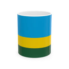 Rwanda Flag Mug | Patriotic Coffee Cup | Gift for Expats, Rwanda Heritage & Travelers