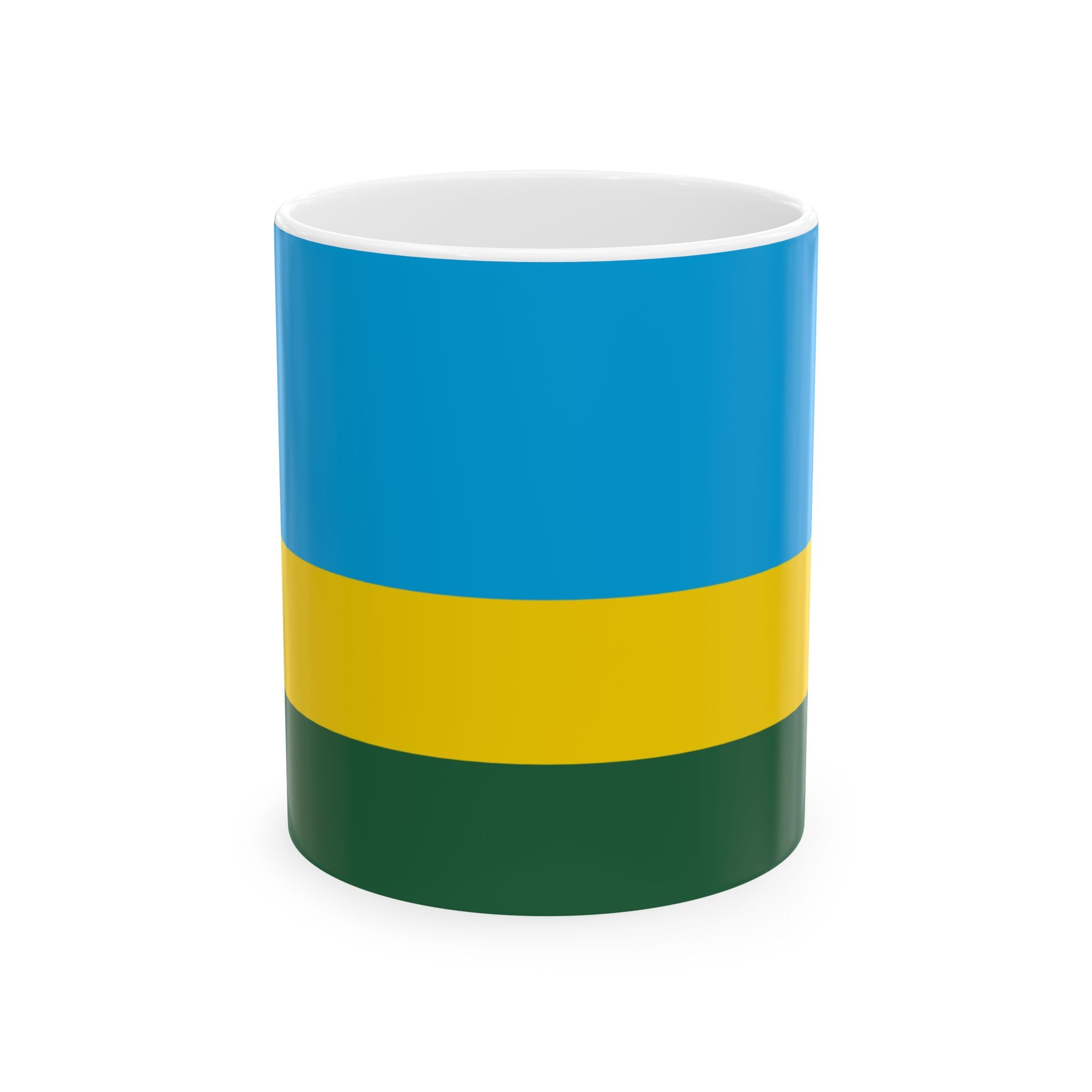Rwanda Flag Mug | Patriotic Coffee Cup | Gift for Expats, Rwanda Heritage & Travelers