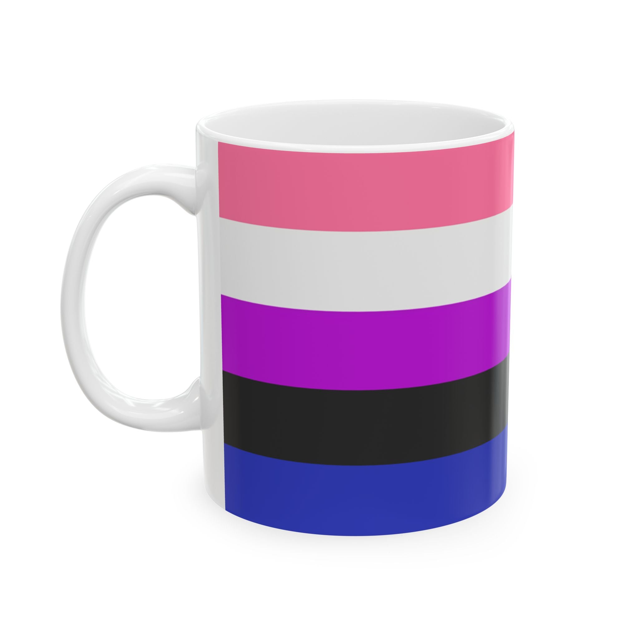Genderfluid Pride Mug | Genderfluid Flag Coffee Cup | LGBTQ+ Pride Gift | Queer Community Mug