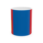 Mongolia Flag Mug | Patriotic Coffee Cup | Gift for Expats, Mongolia Heritage & Travelers