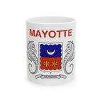 Mayotte Flag Mug | Patriotic Coffee Cup | Gift for Expats, Mayotte Heritage & Travelers