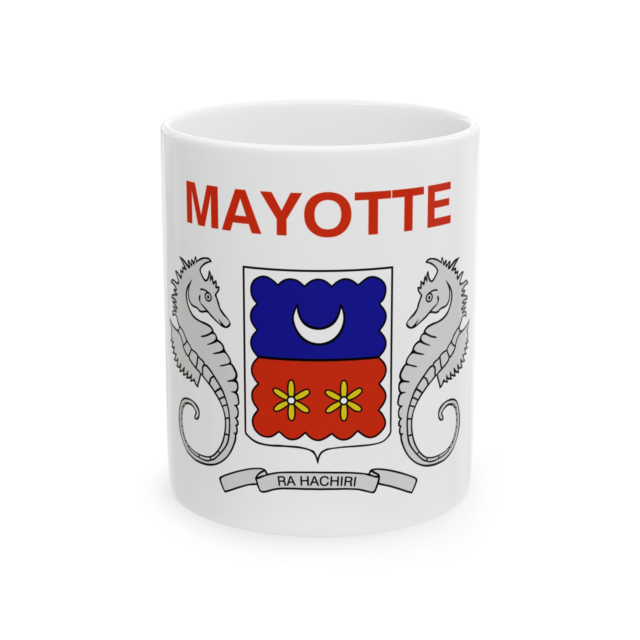 Mayotte Flag Mug | Patriotic Coffee Cup | Gift for Expats, Mayotte Heritage & Travelers