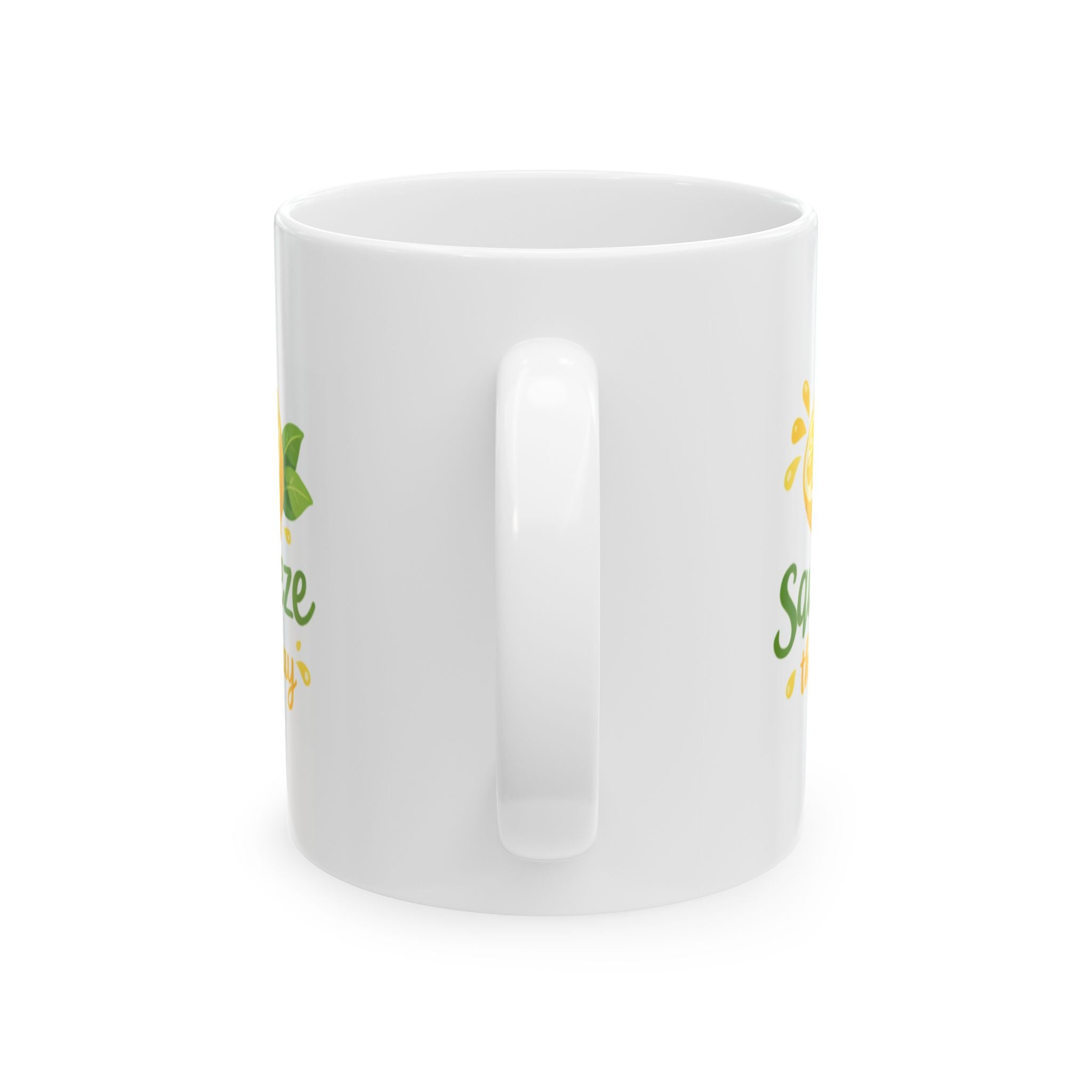 squeeze the day Summer Mug | Cute Coffee Mug | Beach Coffee Cup | Iced Coffee Mug | Summer Gift | Ceramic Mug