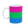Polysexual Pride Mug | Polysexual Flag Coffee Cup | LGBTQ+ Pride Gift | Queer Community Mug