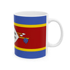 Eswatini Flag Mug | Patriotic Coffee Cup | Gift for Expats, Eswatini Heritage & Travelers