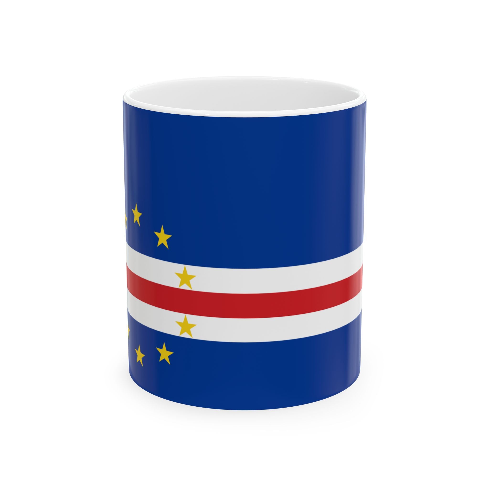 Cape Verde Flag Mug | Patriotic Coffee Cup | Gift for Expats, Cape Verde Heritage & Travelers
