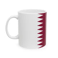 Qatar Flag Mug | Patriotic Coffee Cup | Gift for Expats, Qatar Heritage & Travelers