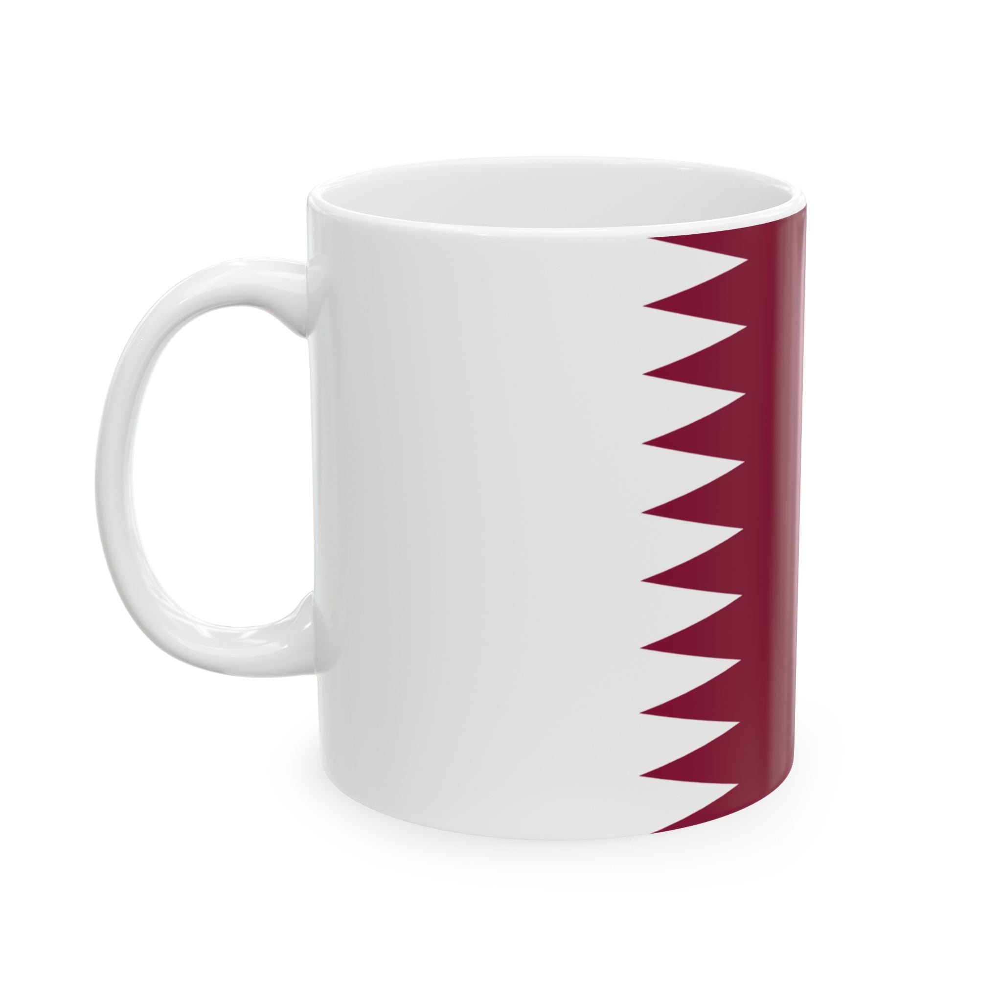 Qatar Flag Mug | Patriotic Coffee Cup | Gift for Expats, Qatar Heritage & Travelers
