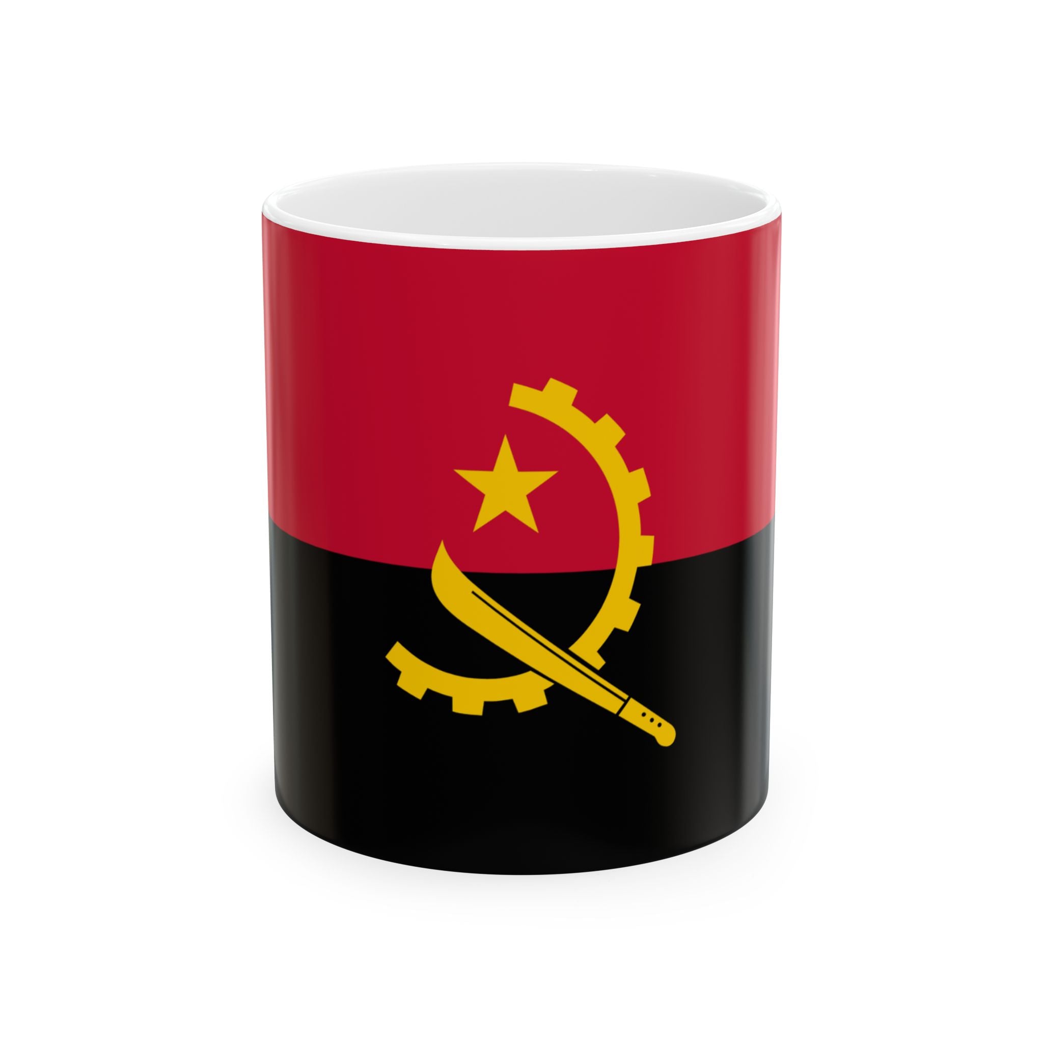 Angola Flag Mug | Patriotic Coffee Cup | Gift for Expats, Angola Heritage & Travelers
