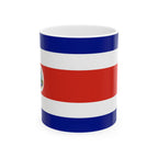 Costa Rica Flag Mug | Patriotic Coffee Cup | Gift for Expats, Costa Rica Heritage & Travelers