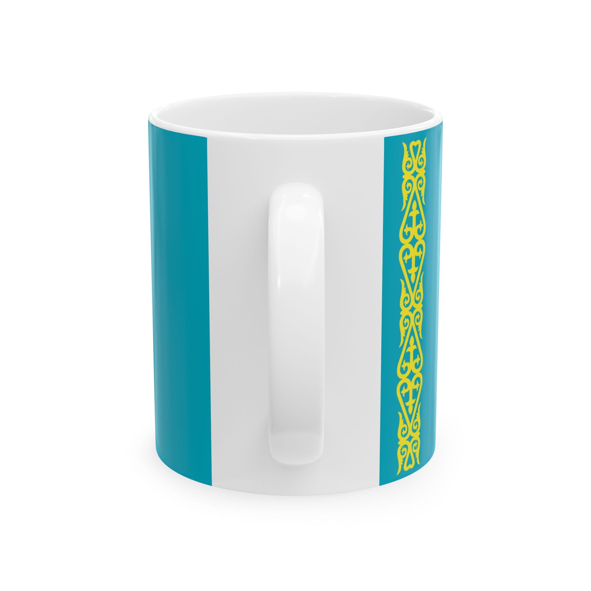 Kazakhstan Flag Mug | Patriotic Coffee Cup | Gift for Expats, Kazakhstan Heritage & Travelers
