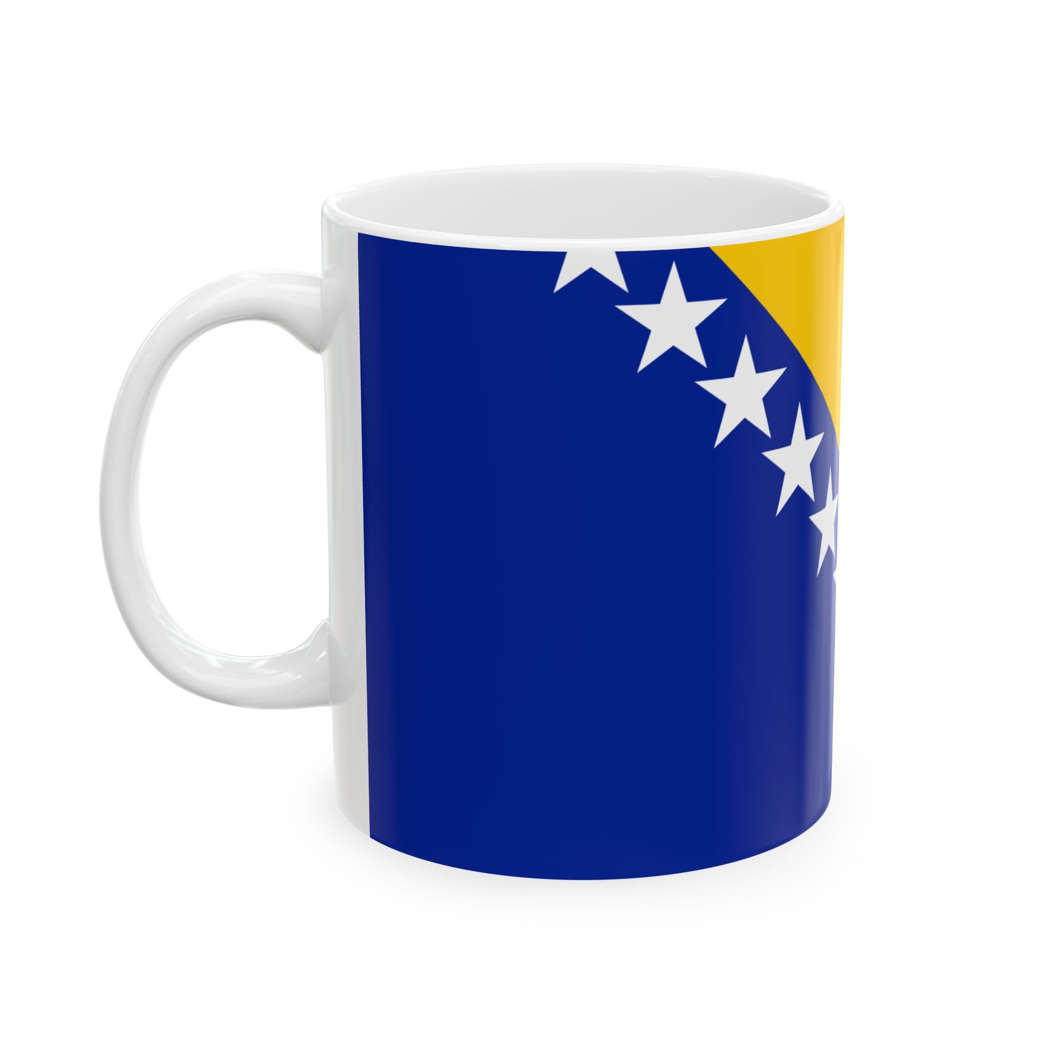 Bosnia and Herzegovina Flag Mug | Patriotic Coffee Cup | Gift for Expats, Bosnia and Herzegovina Heritage & Travelers