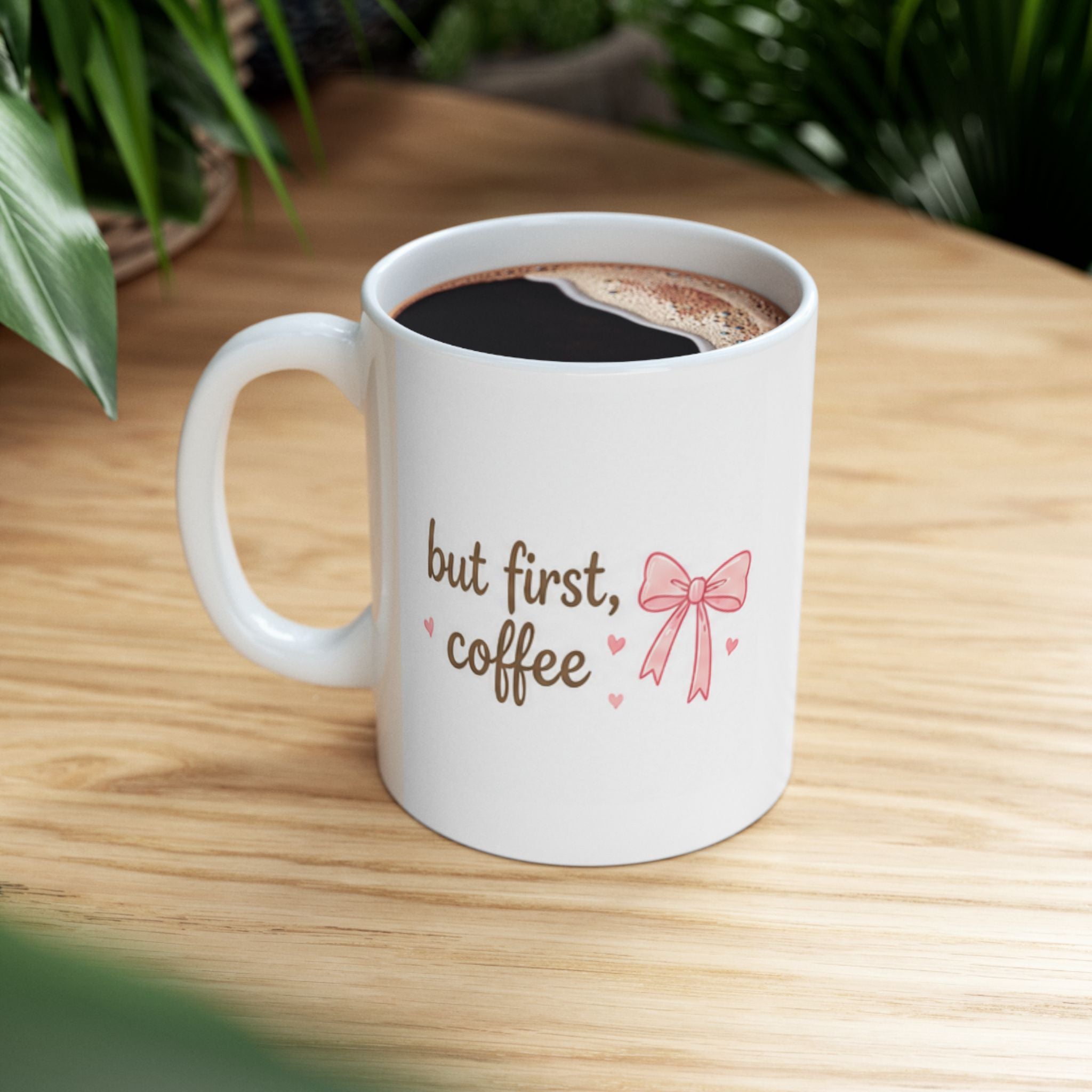 but first coffee Mug | Cute Girly Coffee Mug | Pink Aesthetic Coffee Cup | Coffee Lover Gift | Feminine Ceramic Mug