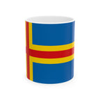 Aland Islands Flag Mug | Patriotic Coffee Cup | Gift for Expats, Åland Islands Heritage & Travelers