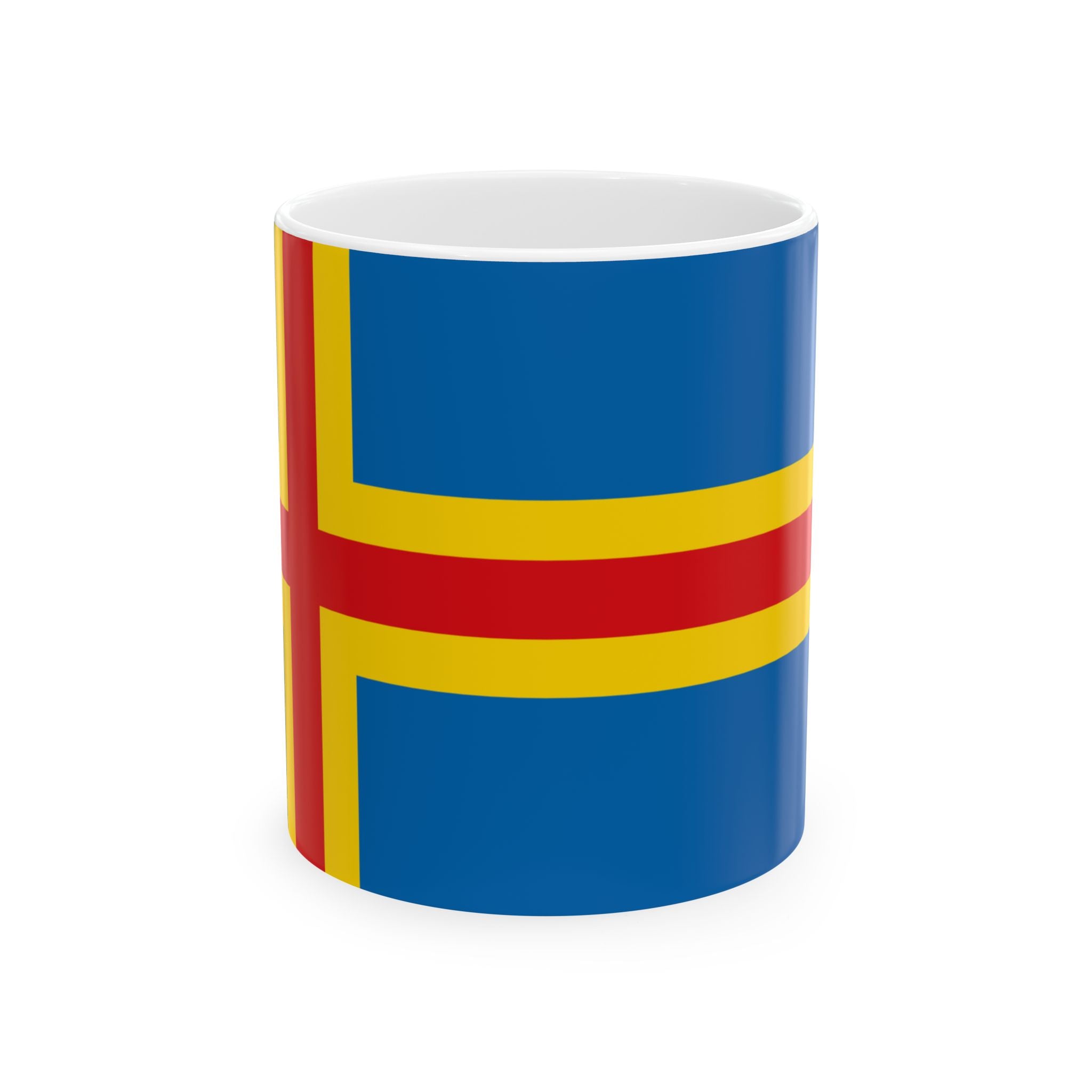 Aland Islands Flag Mug | Patriotic Coffee Cup | Gift for Expats, Åland Islands Heritage & Travelers