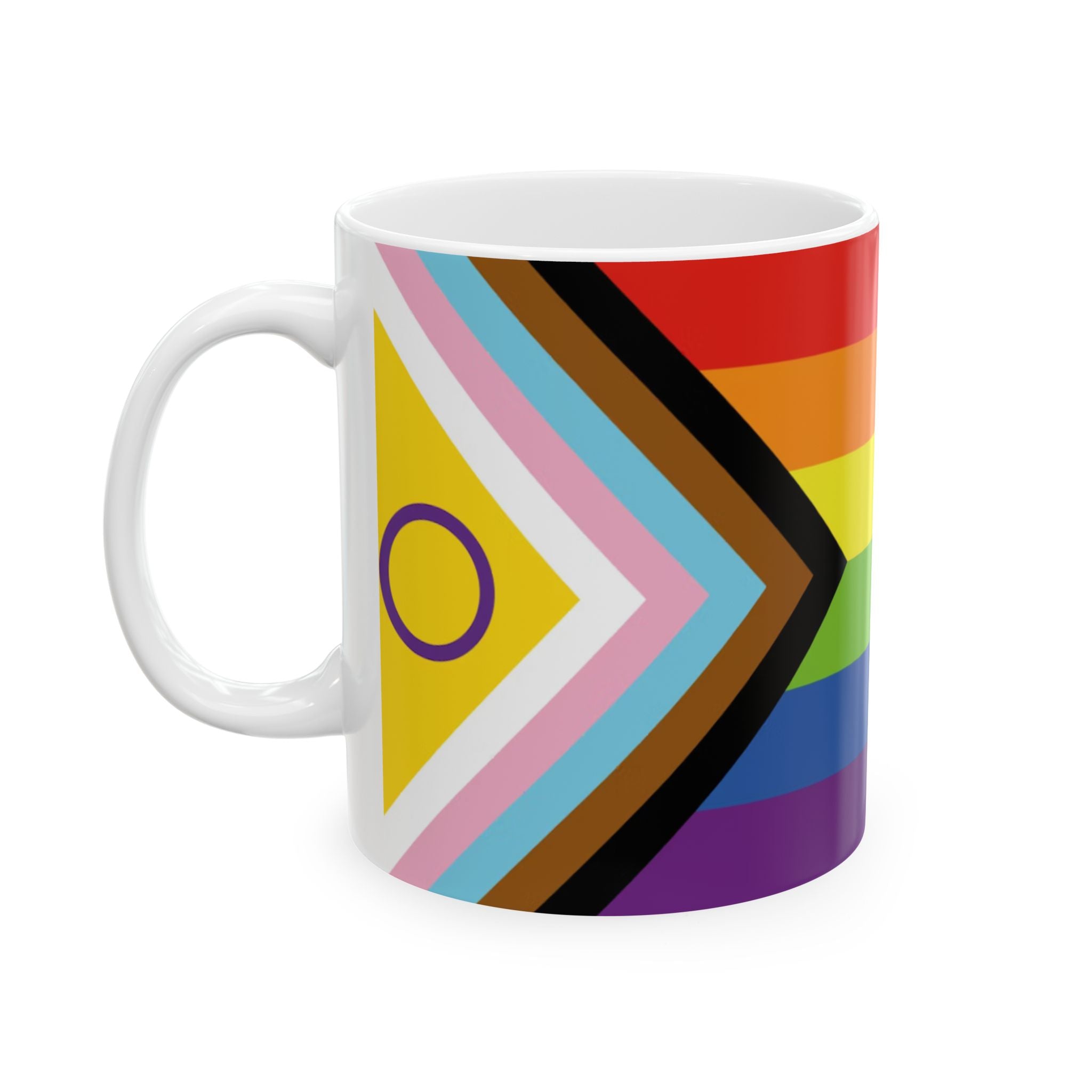 Intersex-Inclusive Progress Pride Mug | Intersex-Inclusive Progress Flag Coffee Cup | LGBTQ+ Pride Gift | IIP Community Mug