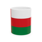 Oman Flag Mug | Patriotic Coffee Cup | Gift for Expats, Oman Heritage & Travelers