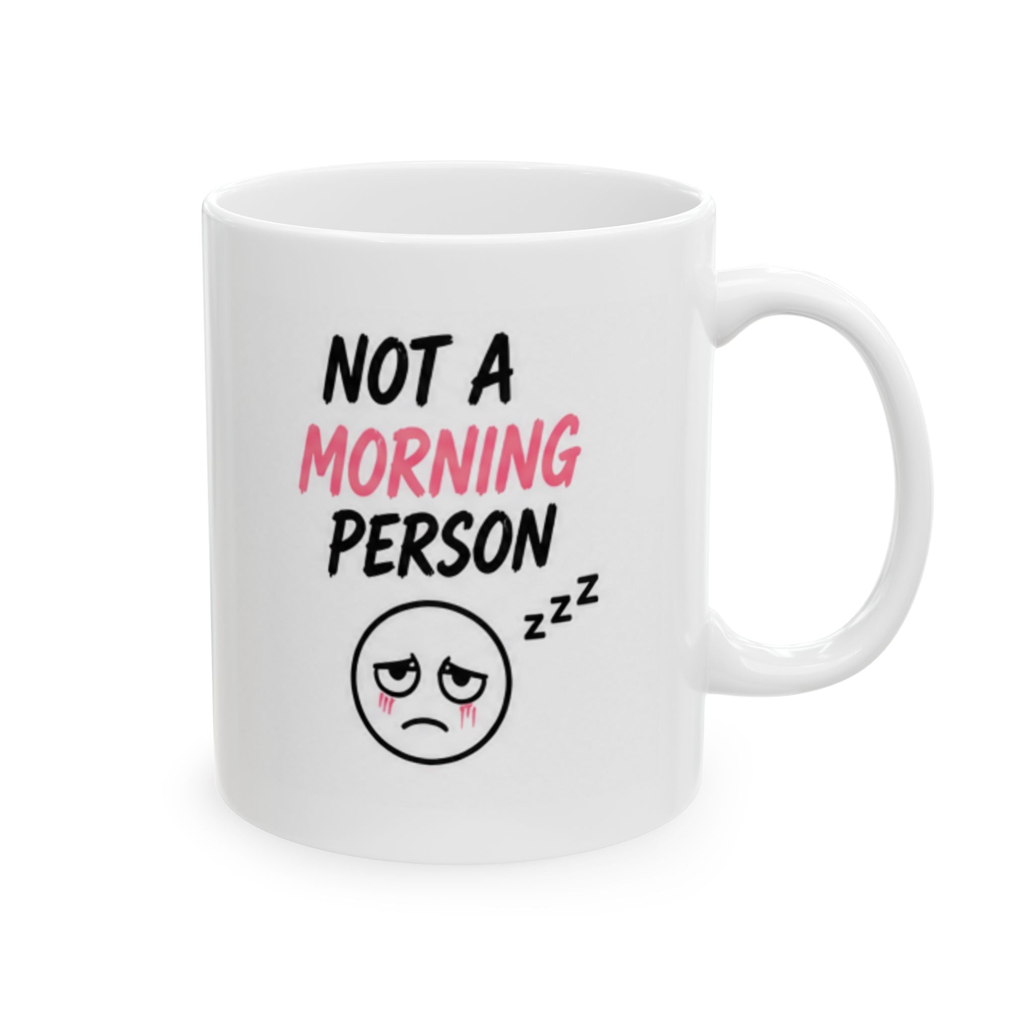 not a morning person Mug | Funny Coffee Mug | Iced Coffee Lover Gift | Cute Coffee Cup | Coffee Addict Mug | Ceramic Mug
