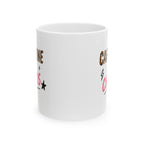 caffeine & chaos Mug | Funny Coffee Mug | Iced Coffee Lover Gift | Cute Coffee Cup | Coffee Addict Mug | Ceramic Mug