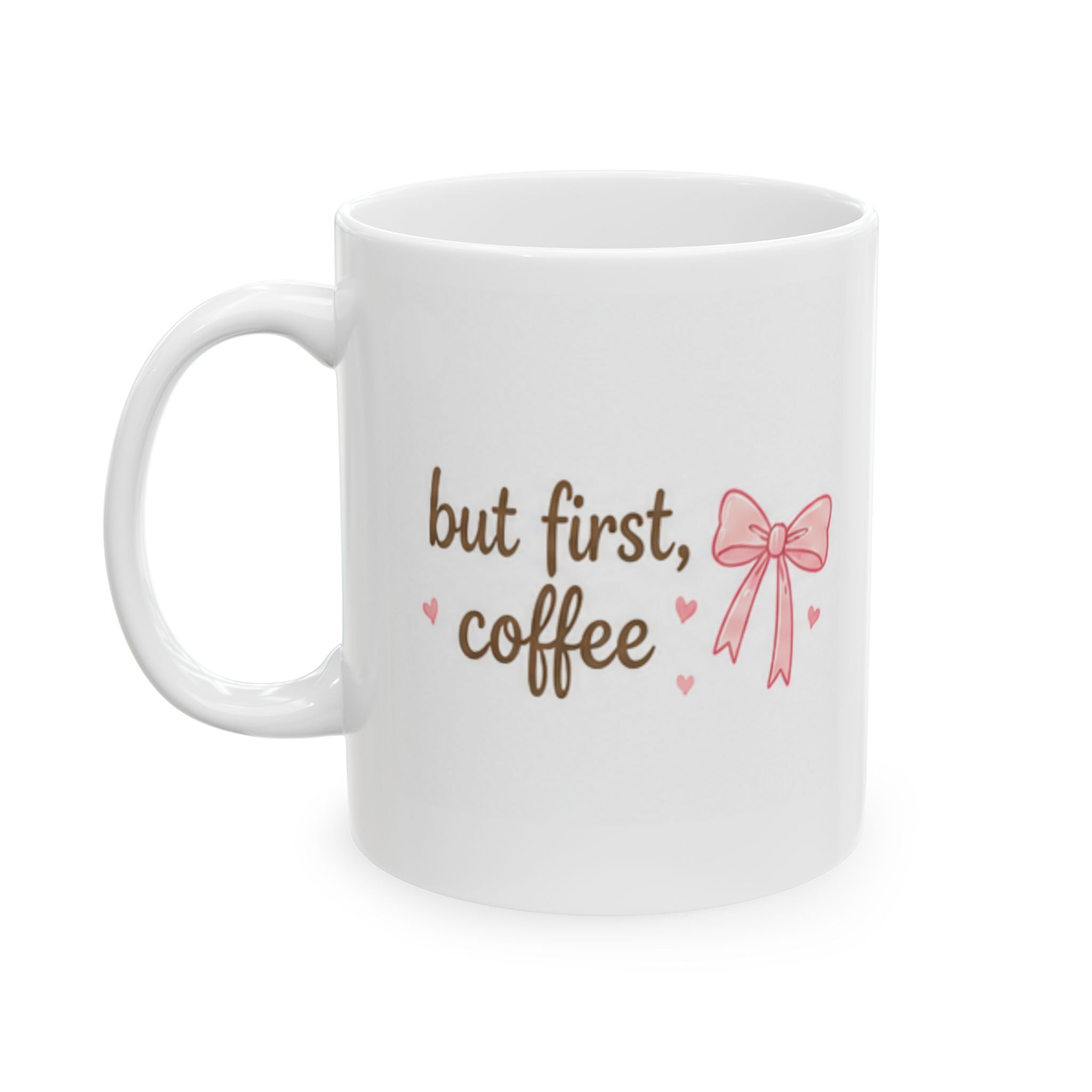 but first coffee Mug | Cute Girly Coffee Mug | Pink Aesthetic Coffee Cup | Coffee Lover Gift | Feminine Ceramic Mug