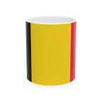 Belgium Flag Mug | Patriotic Coffee Cup | Gift for Expats, Belgium Heritage & Travelers