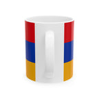 Armenia Flag Mug | Patriotic Coffee Cup | Gift for Expats, Armenia Heritage & Travelers