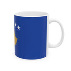 Kosovo Flag Mug | Patriotic Coffee Cup | Gift for Expats, Kosovo Heritage & Travelers