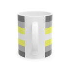 Demigender Pride Mug | Demigender Flag Coffee Cup | LGBTQ+ Pride Gift | Queer Community Mug