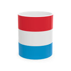 Luxembourg Flag Mug | Patriotic Coffee Cup | Gift for Expats, Luxembourg Heritage & Travelers