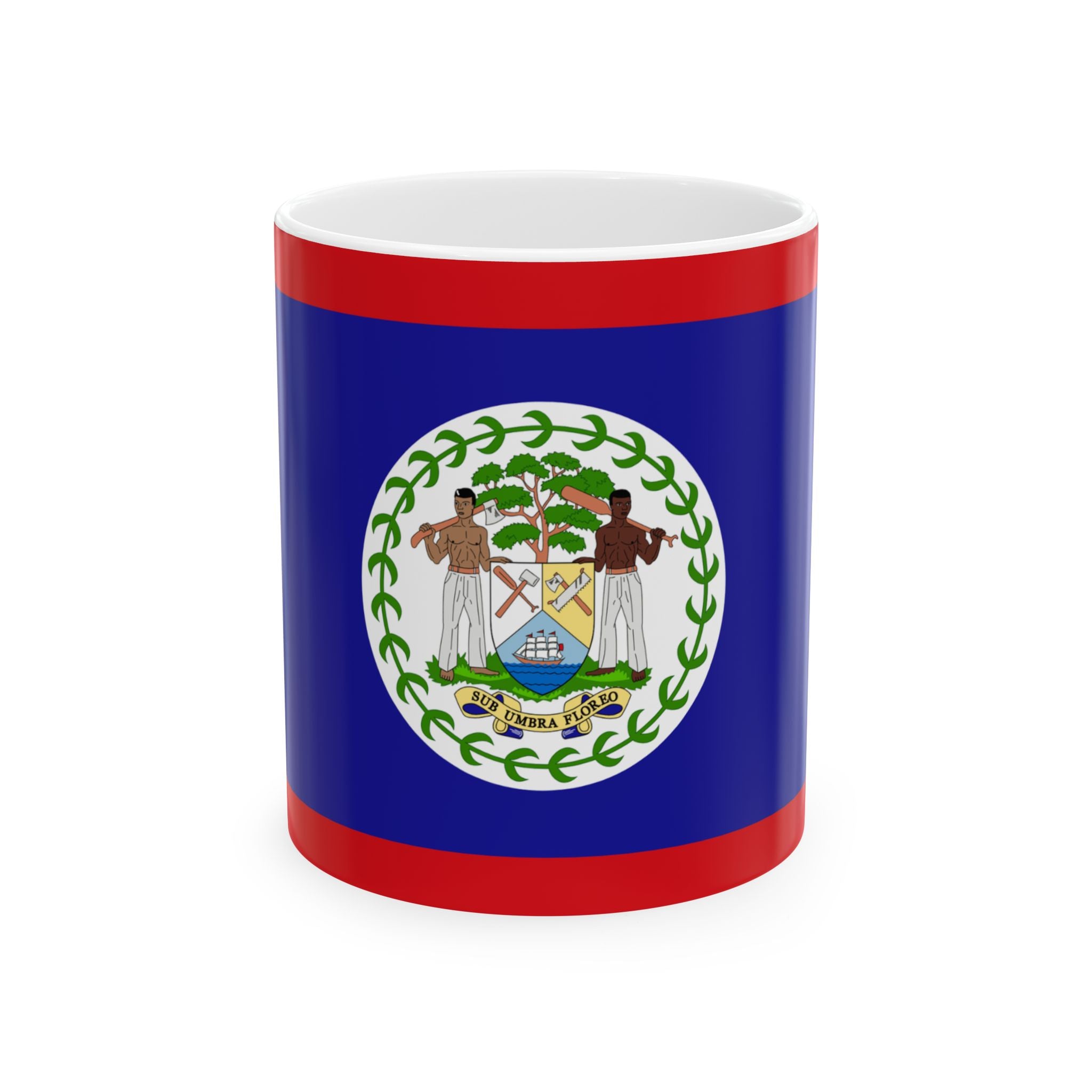 Belize Flag Mug | Patriotic Coffee Cup | Gift for Expats, Belize Heritage & Travelers