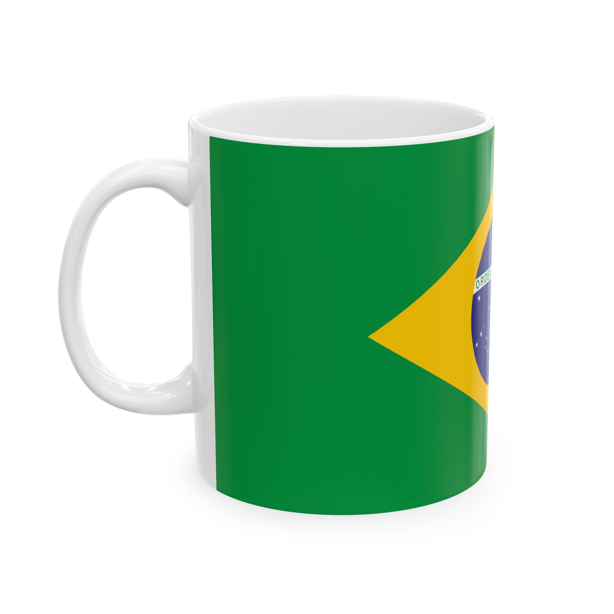 Brazil Flag Mug | Patriotic Coffee Cup | Gift for Expats, Brazil Heritage & Travelers