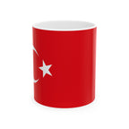 Turkey Flag Mug | Patriotic Coffee Cup | Gift for Expats, Turkey Heritage & Travelers