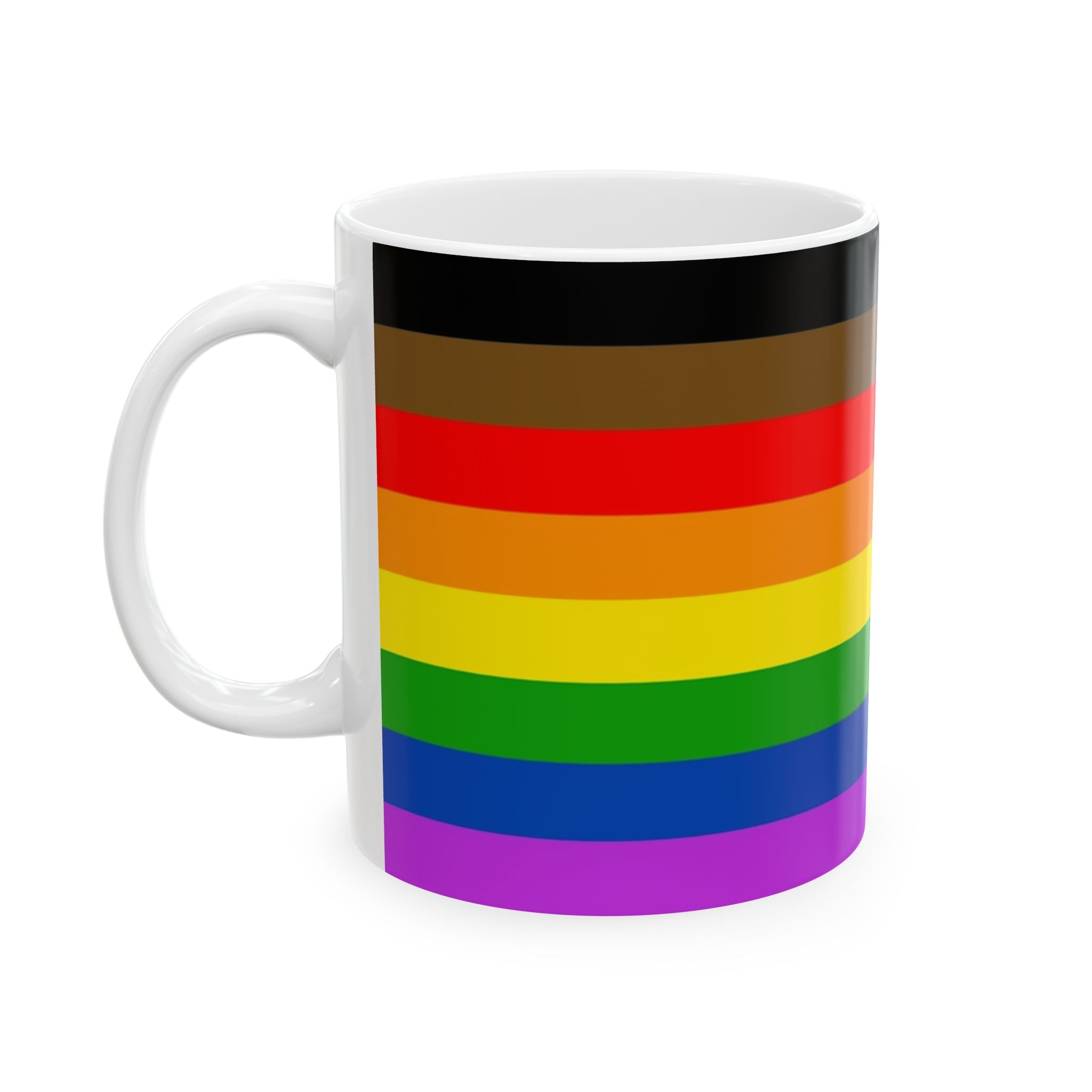 Philadelphia Pride Mug | Philadelphia Flag Coffee Cup | LGBTQ+ Pride Gift | Queer Community Mug