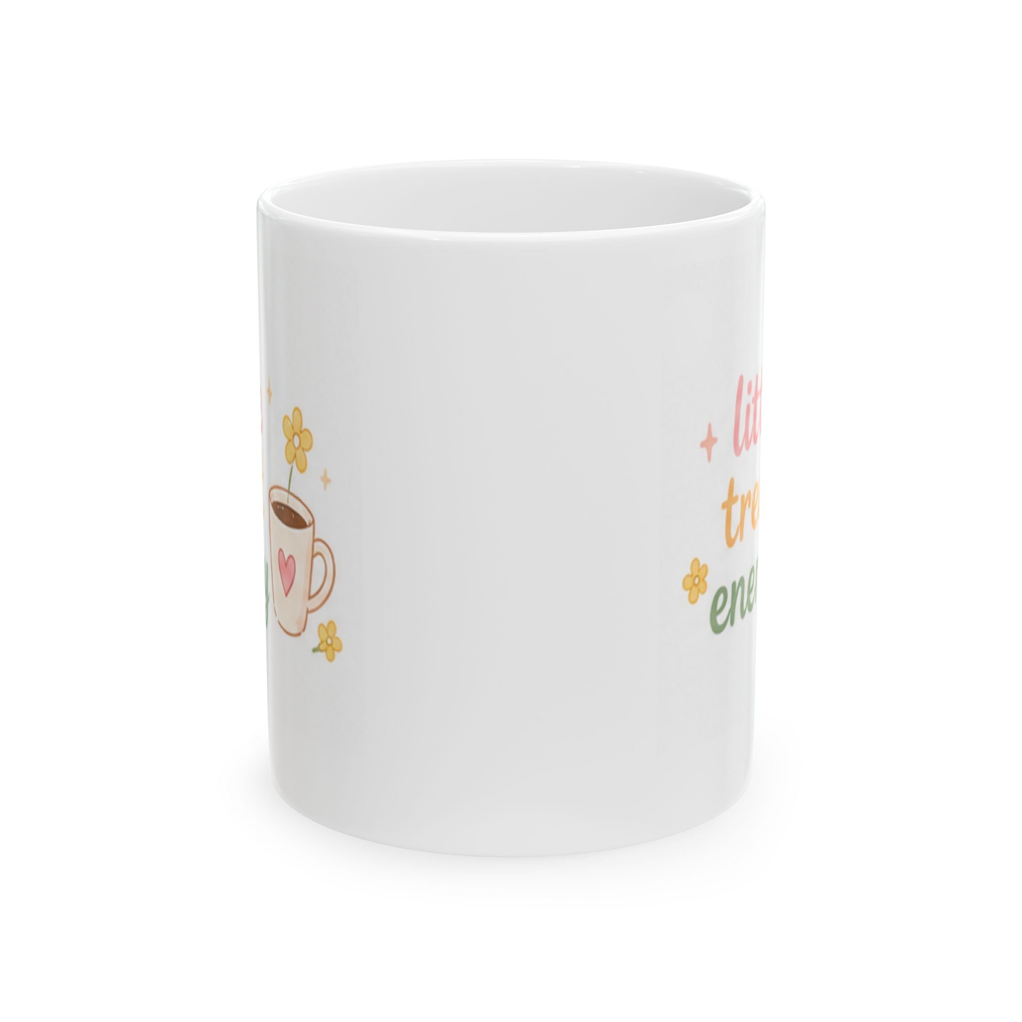 little treat energy Mug | Cute Girly Coffee Mug | Pink Aesthetic Coffee Cup | Coffee Lover Gift | Feminine Ceramic Mug