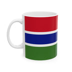 Gambia Flag Mug | Patriotic Coffee Cup | Gift for Expats, Gambia Heritage & Travelers