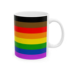 Philadelphia Pride Mug | Philadelphia Flag Coffee Cup | LGBTQ+ Pride Gift | Queer Community Mug