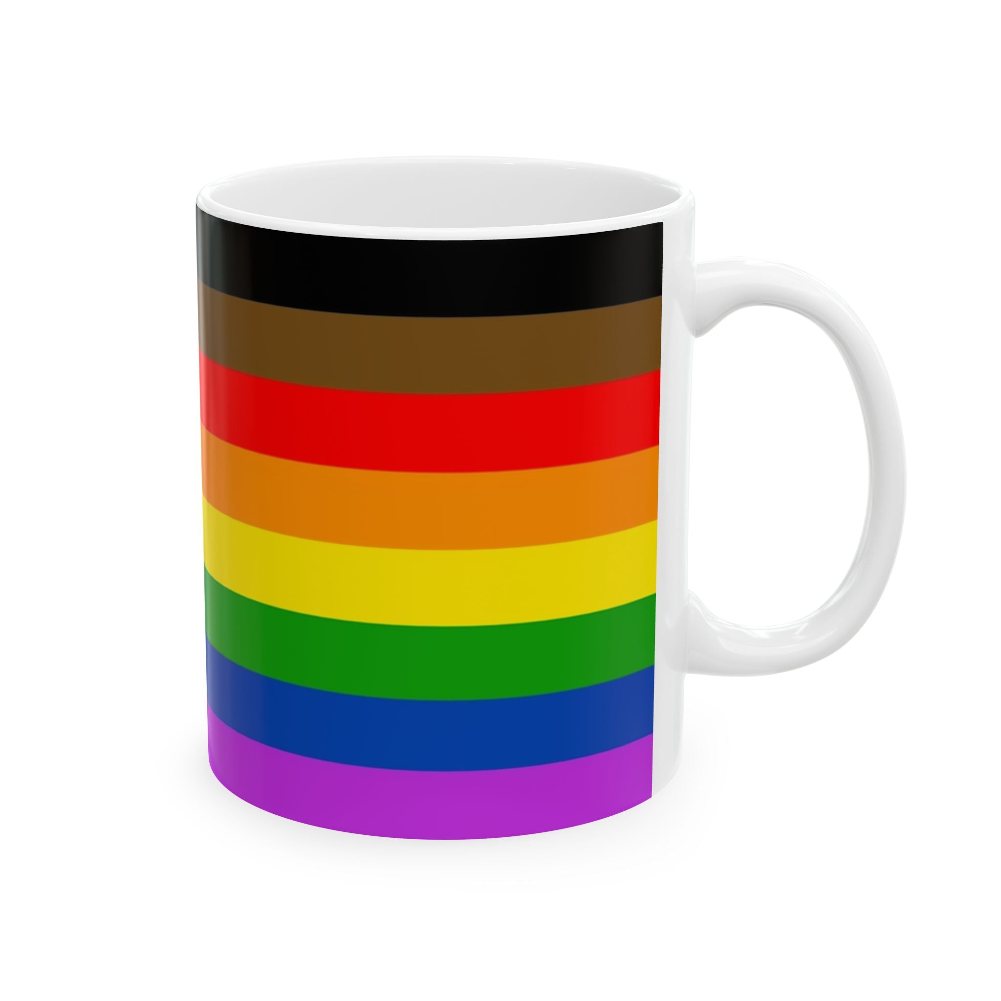 Philadelphia Pride Mug | Philadelphia Flag Coffee Cup | LGBTQ+ Pride Gift | Queer Community Mug