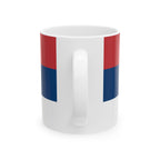 Serbia Flag Mug | Patriotic Coffee Cup | Gift for Expats, Serbia Heritage & Travelers