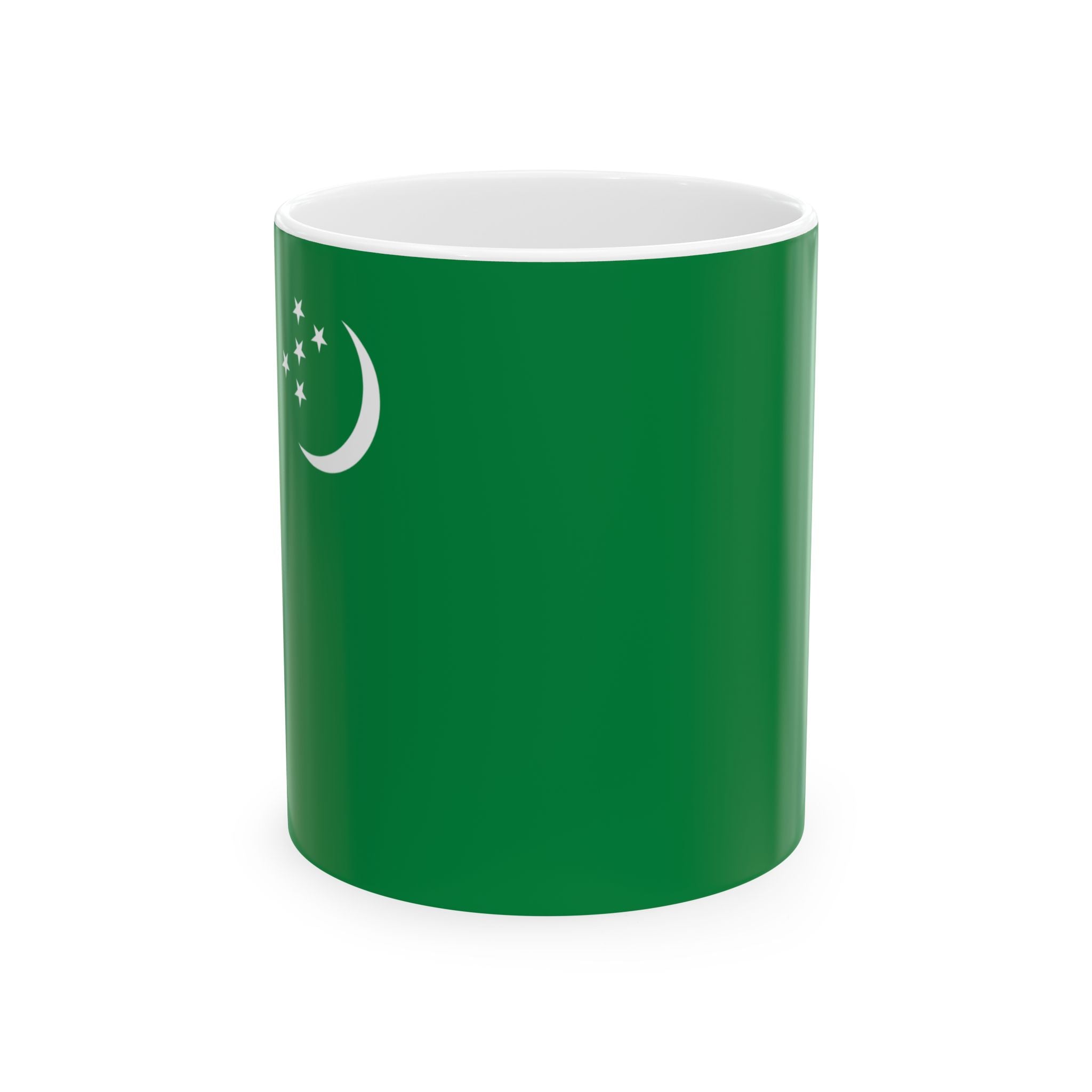 Turkmenistan Flag Mug | Patriotic Coffee Cup | Gift for Expats, Turkmenistan Heritage & Travelers