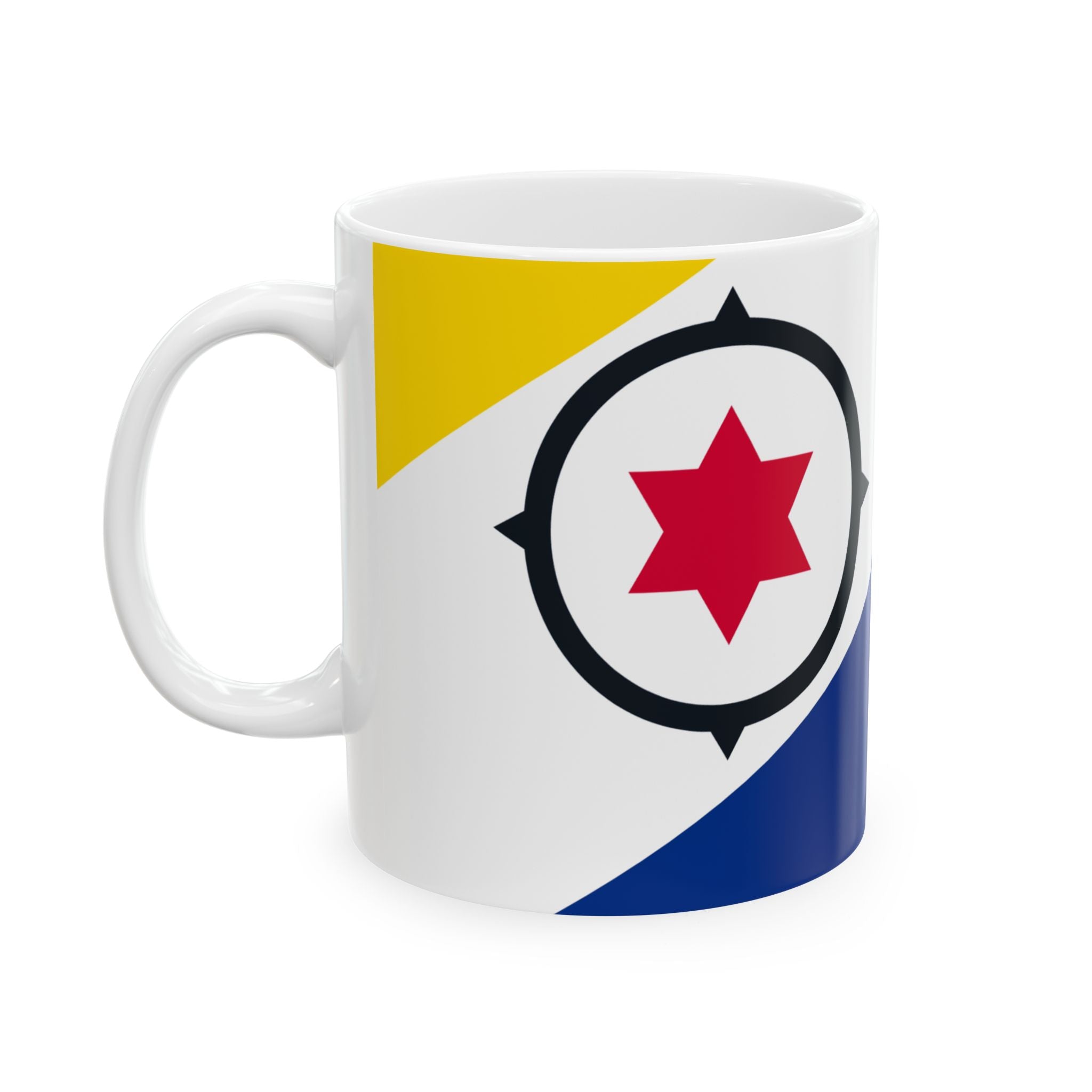 Caribbean Netherlands Flag Mug | Patriotic Coffee Cup | Gift for Expats, Caribbean Netherlands Heritage & Travelers