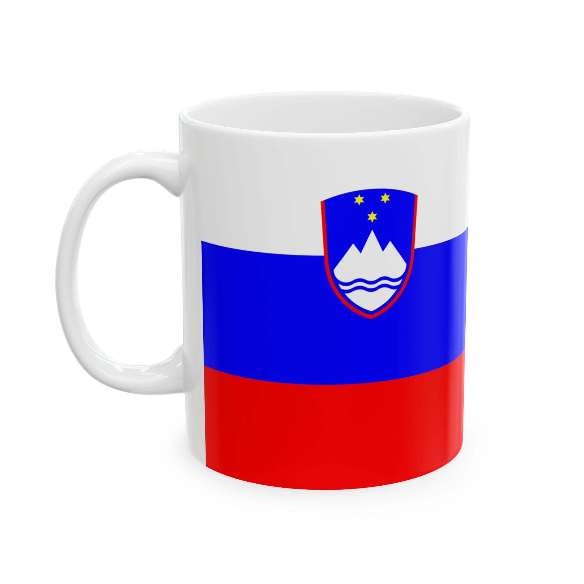 Slovenia Flag Mug | Patriotic Coffee Cup | Gift for Expats, Slovenia Heritage & Travelers