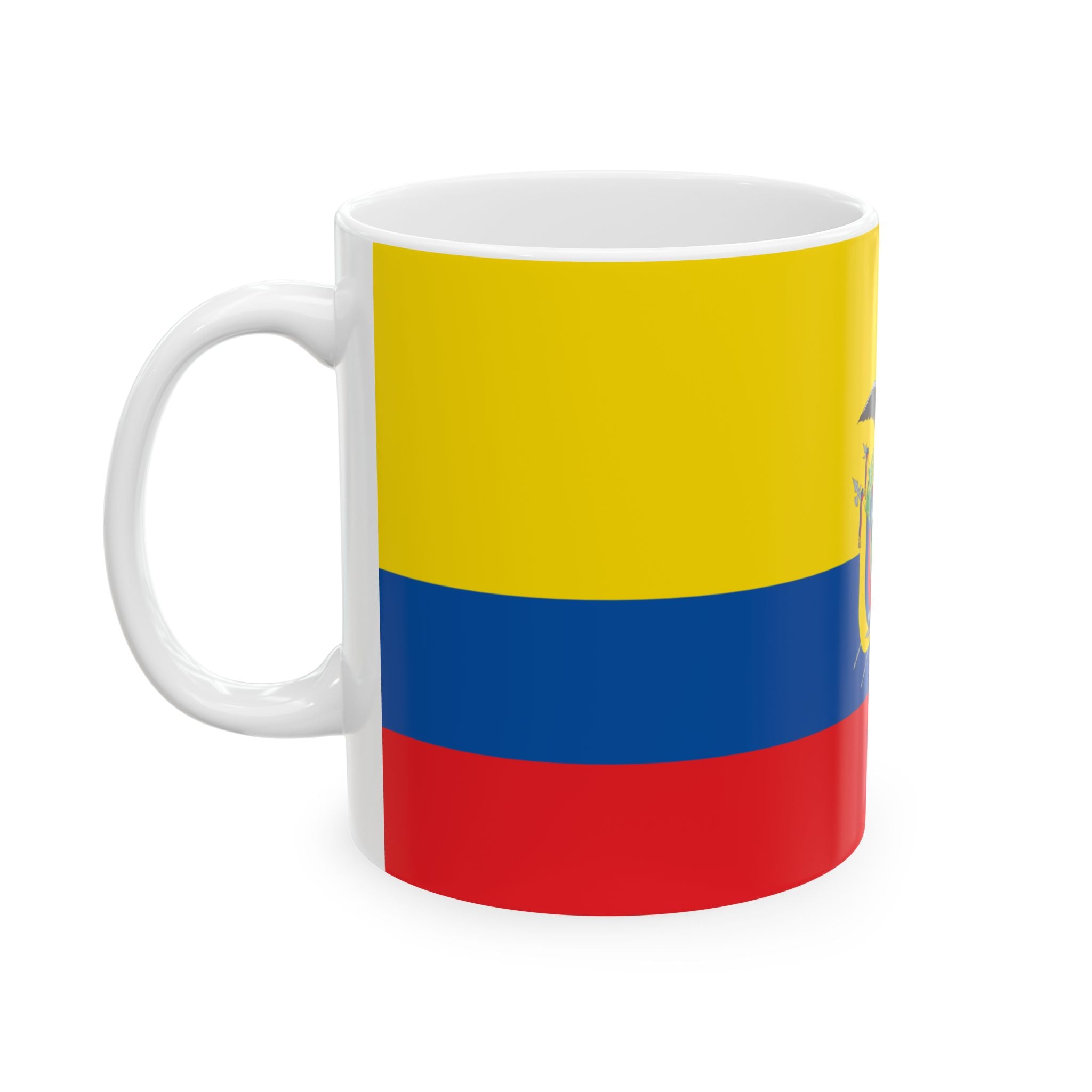 Ecuador Flag Mug | Patriotic Coffee Cup | Gift for Expats, Ecuador Heritage & Travelers