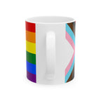 Progress Pride Mug | Progress Flag Coffee Cup | LGBTQ+ Pride Gift | Progress Community Mug