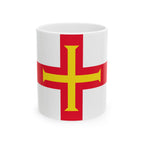 Guernsey Flag Mug | Patriotic Coffee Cup | Gift for Expats, Guernsey Heritage & Travelers