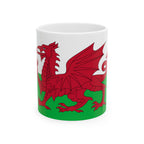 Wales Flag Mug | Patriotic Coffee Cup | Gift for Expats, Wales Heritage & Travelers