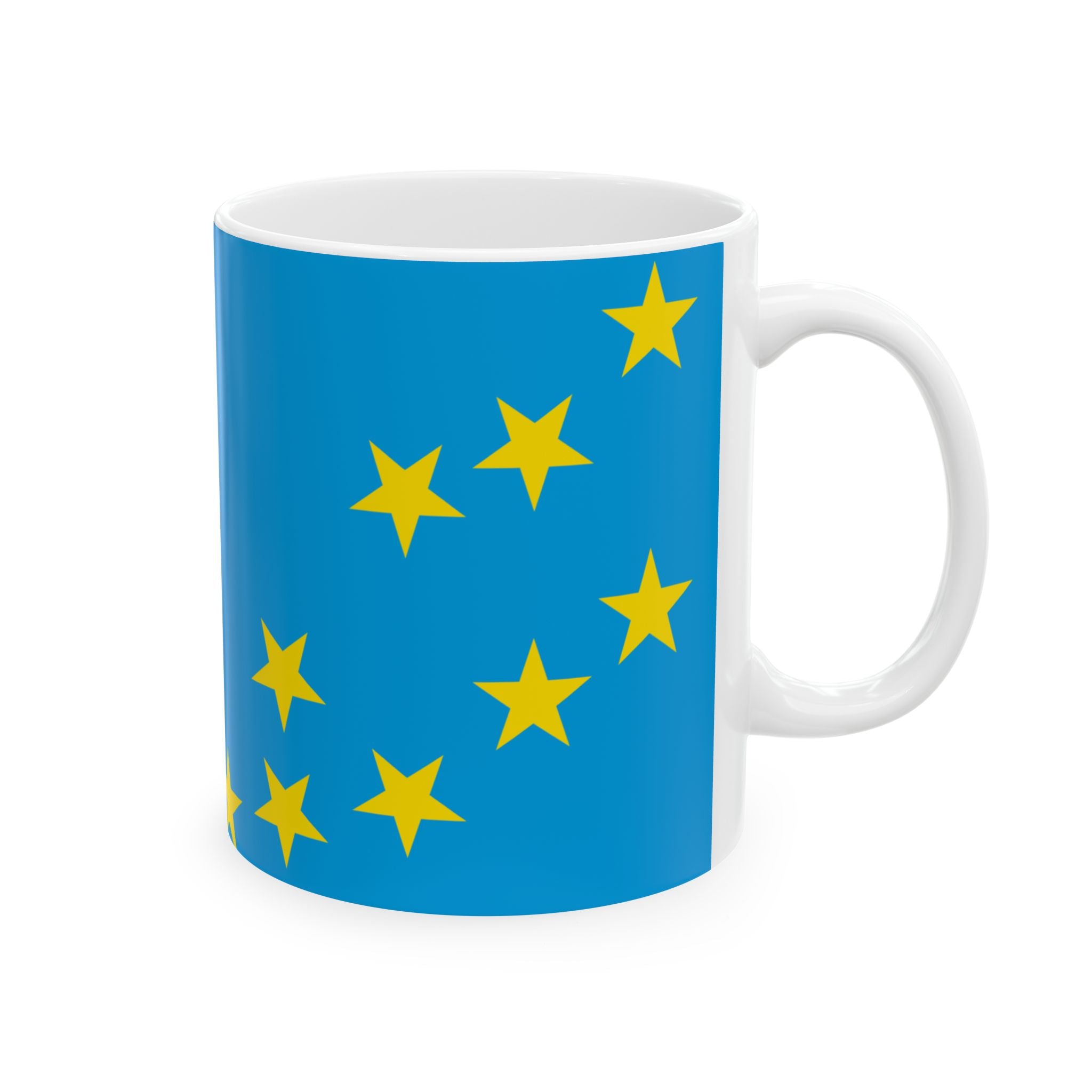 Tuvalu Flag Mug | Patriotic Coffee Cup | Gift for Expats, Tuvalu Heritage & Travelers